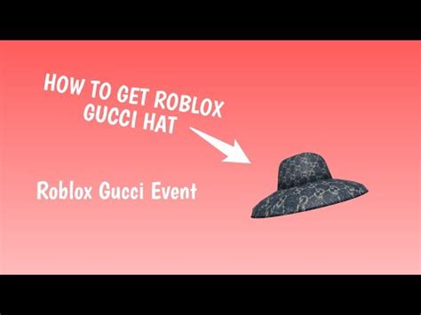 roblox gucci hat